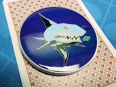 Shark Food Chain Poker Card Guard