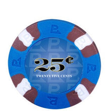 25 Cents Blue Nexgen Remix Pro Clay Poker Chips