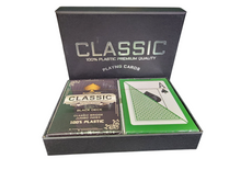 Green Black Classic Bridge Jumbo Index 100% Plastic Playing Cards