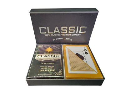 1 Dozen 12 Sets Special Classic 100% Plastic Playing Cards Bridge Size Jumbo Index