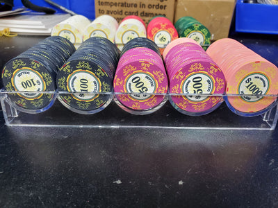 $100 Classic Ceramic 10 Gram Poker Chips